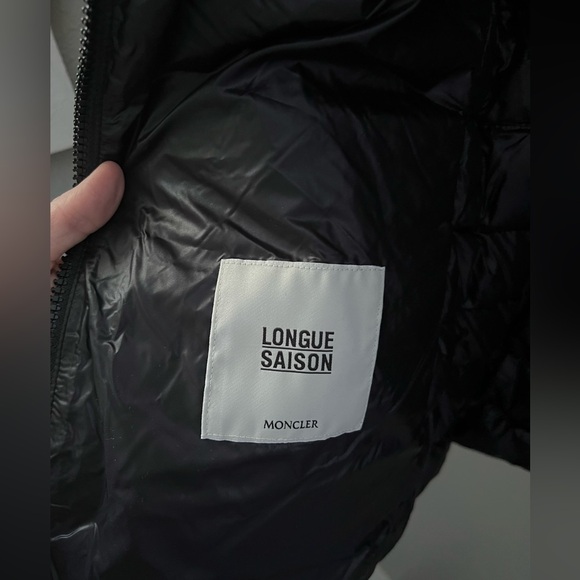 Moncler Glygos Hooded Puffer Vest in Black Size Small (1) New - Picture 7 of 13